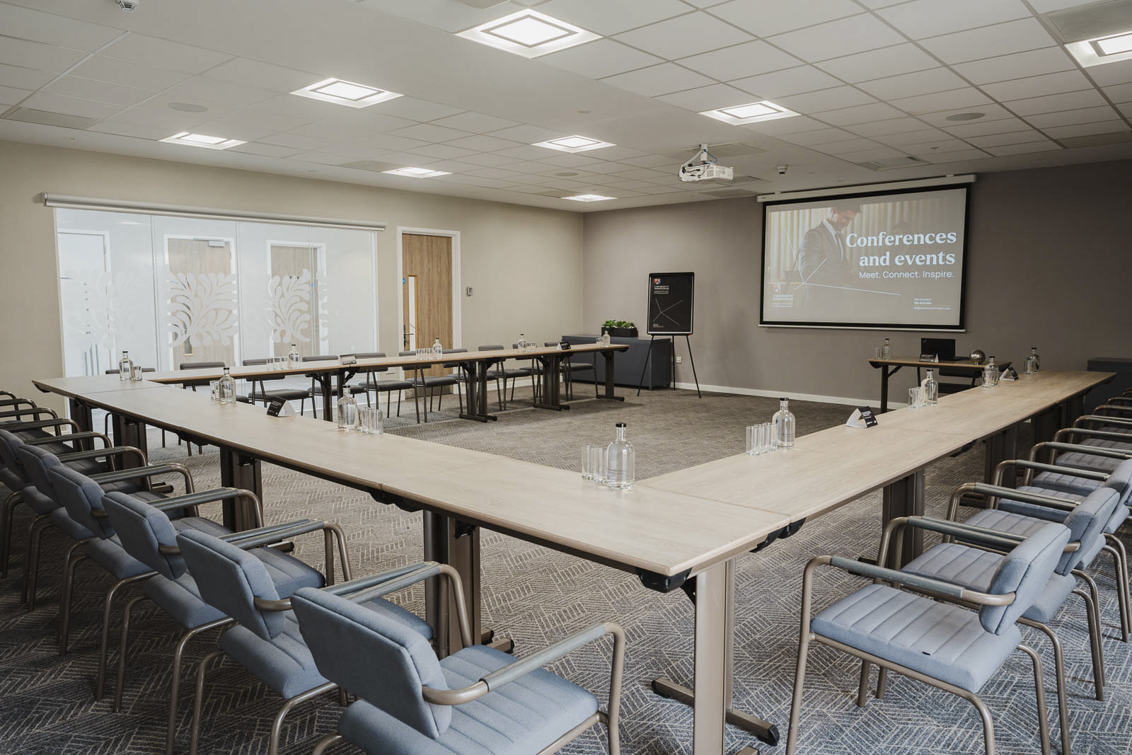 A conference room at the hotel
