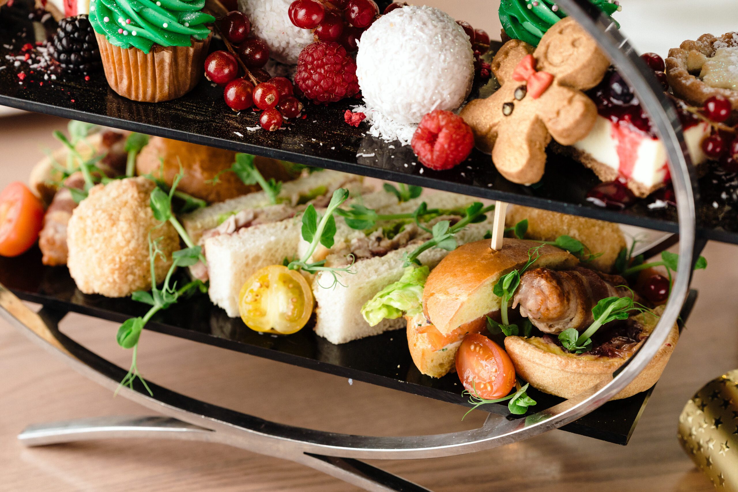 A selection of afternoon tea treats